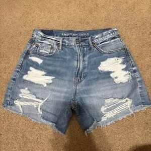American Eagle Distressed Jean Shorts